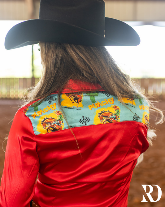 PUNCHY SATIN PERFORMANCE RODEO SHIRT