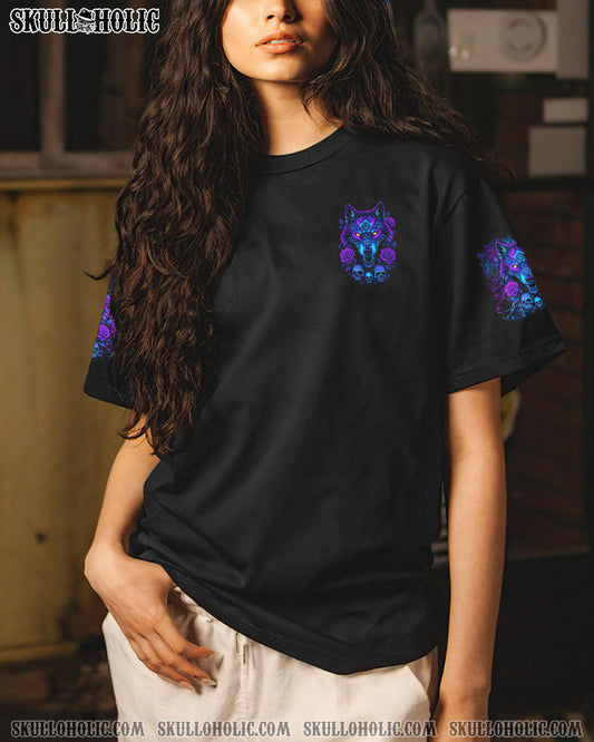 UNDERESTIMATE ME THAT'LL BE FUN WOLF SKULL ALL OVER PRINT - TLNO0404251