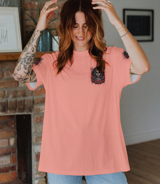 HOW HEARTLESS I CAN BE TATTOO SKULL LADY ALL OVER PRINT - TLNO1703251
