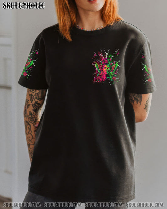 THE GOOD GIRL IN ME GOT TIRED SKULL HALF FACE ALL OVER PRINT - TLNT1104253