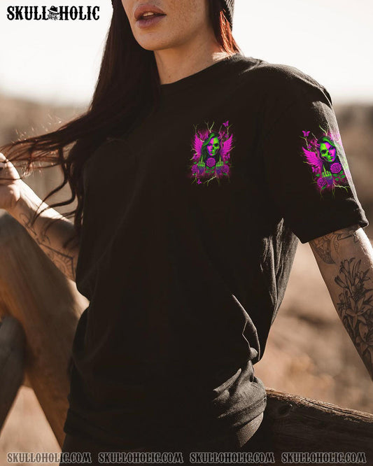SHE'S A DEVIL IN DISGUISE SKULL LADY ALL OVER PRINT - TLNT2804254