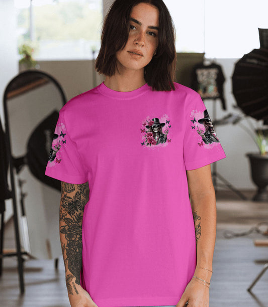 I'M A B DON'T TRY ME SKULL LADY ALL OVER PRINT - TLNZ1803251