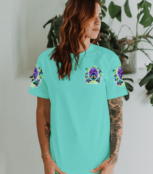 ASSUMING I WAS LIKE MOST GIRLS SKULL MESSY BUN ALL OVER PRINT - TLNZ2103253