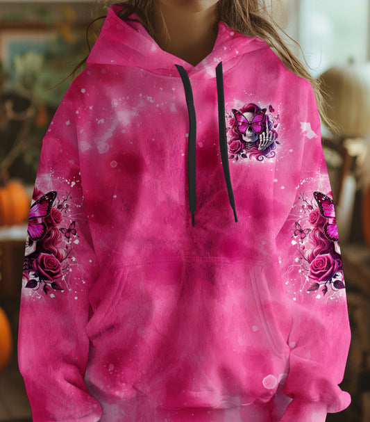 ZERO F GIVEN SKULL MESSY BUN TIE DYE ALL OVER PRINT - TLNZ2702251