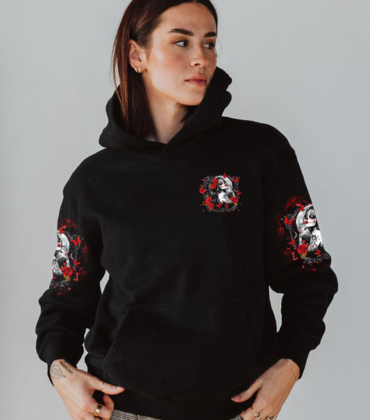 YES I'M A B BUT NOT YOURS SUGAR SKULL ALL OVER PRINT - TLTR0403251