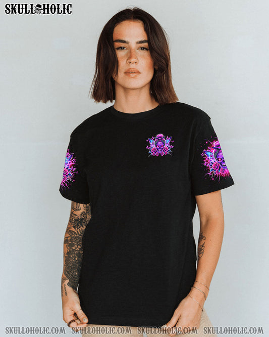 I HOLD A BEAST AN ANGEL MESSY BUN ALL OVER PRINT - TLTR2503251