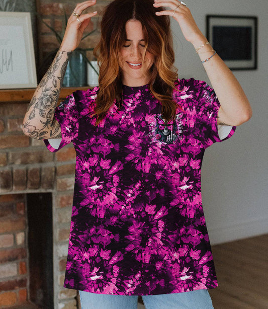 BUT DID YOU DIE MOM LIFE SKULL LADY TIE DYE ALL OVER PRINT - TLTW1203252