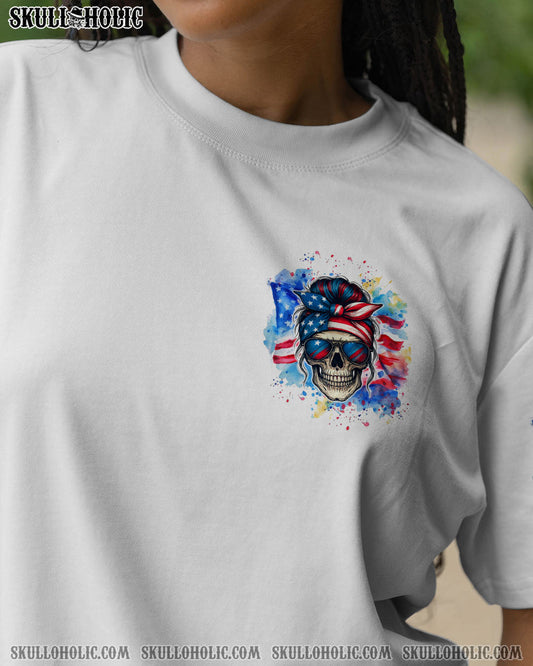 OH I PISS YOU OFF SKULL MESSY BUN ALL OVER PRINT - TLTW1704251