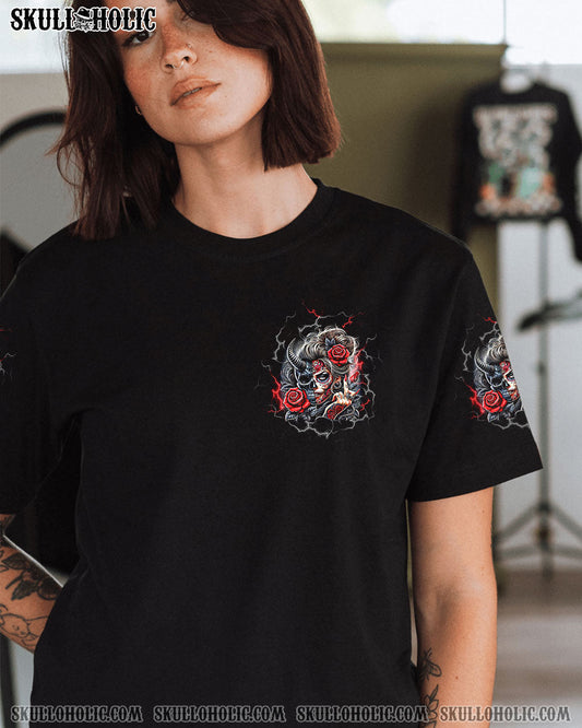 DON'T TRY TO FIGURE ME OUT SKULL ALL OVER PRINT - TLTW2203251
