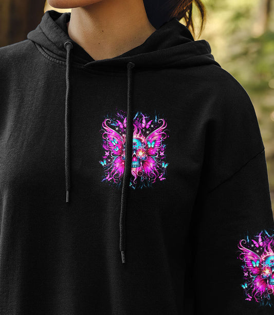 KARMA FAIRY SKULL SKULL WINGS ALL OVER PRINT - YHDU0703253