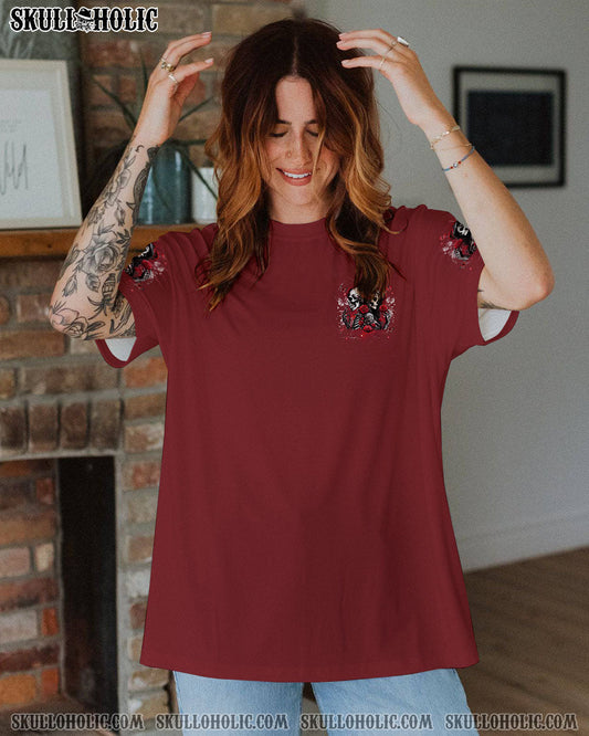 LOVE ME LIKE MY DEMONS DO SKULL ALL OVER PRINT - YHHG2403251