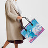 Bigcrowns AS FREE AS THE OCEAN TURTLE LEATHER HANDBAG N2803244