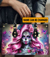 SUGAR SKULL WOMAN LEATHER HANDBAG - YHLN1411244