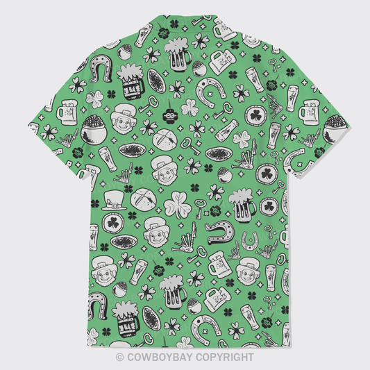 Funny St. Patrick Button Up Shirts