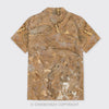 Natural Vegetation Printing Button Up Shirts