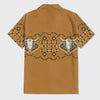 Aztec Native Cow Skull Button Up Shirts_1