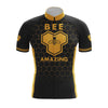 Bee Amazing Men's Cycling Jersey Set, Road Bike Cycling Kit for Men, Biking Outfit, Bicycle Suit, Team Racing Uniform