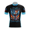 But The Lord Stood With Me Men's Cycling Jersey Set, Road Bike Cycling Kit for Men, Biking Outfit, Bicycle Suit, Team Racing Uniform