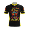 I Can Do All Things Through Christ Men's Cycling Jersey Set, Road Bike Cycling Kit for Men, Biking Outfit, Bicycle Suit, Team Racing Uniform