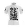Saved By Grace Fueled By Faith Men's Cycling Jersey Set, Road Bike Cycling Kit for Men, Biking Outfit, Bicycle Suit, Team Racing Uniform