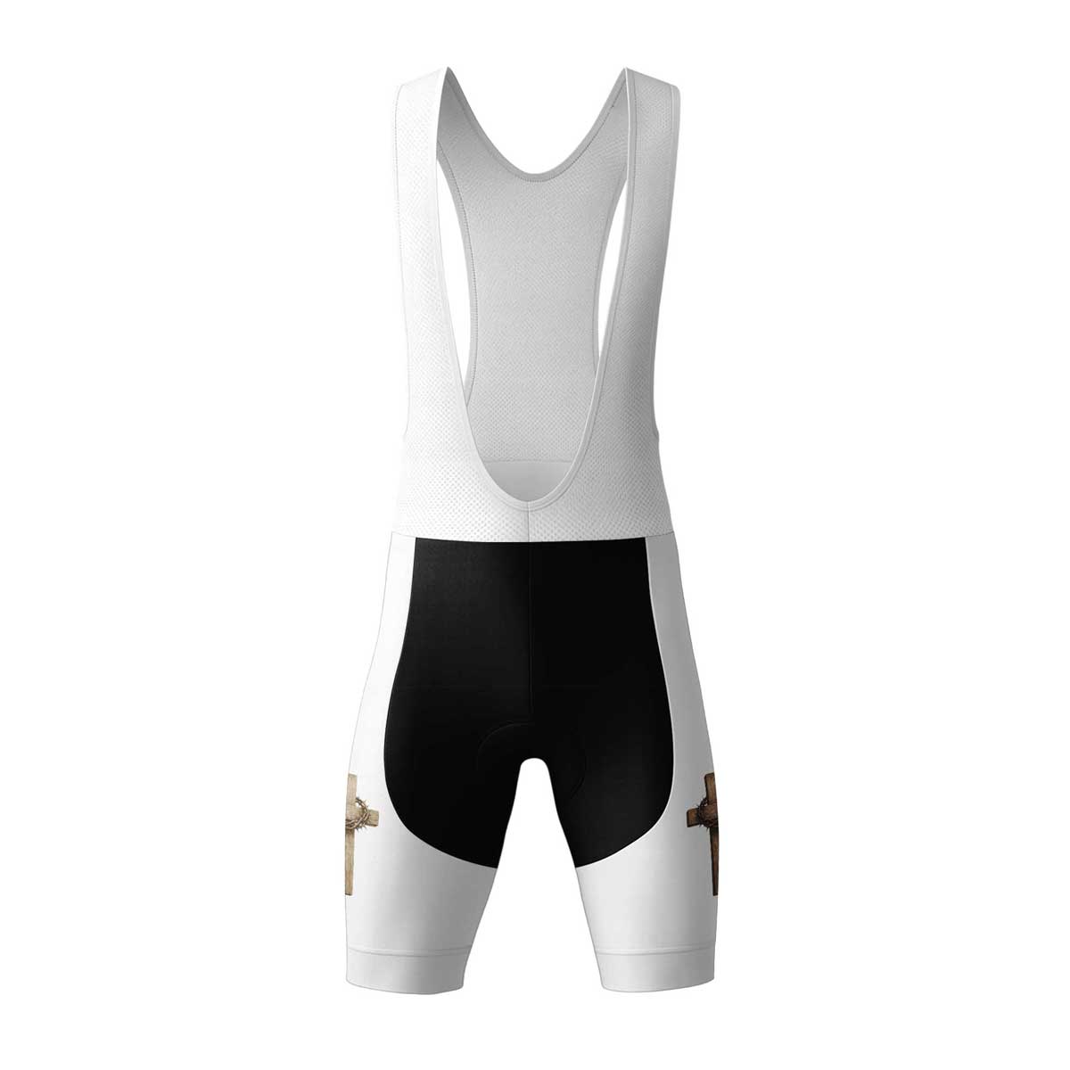 Jesus Cross Men's Cycling Jersey Set, Road Bike Cycling Kit for Men, Biking Outfit, Bicycle Suit, Team Racing Uniform
