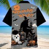 Bigfoot Halloween Town Squatchy Witchy Hawaiian Shirt