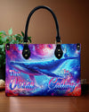 The Ocean Is Calling Whale Leather Handbag