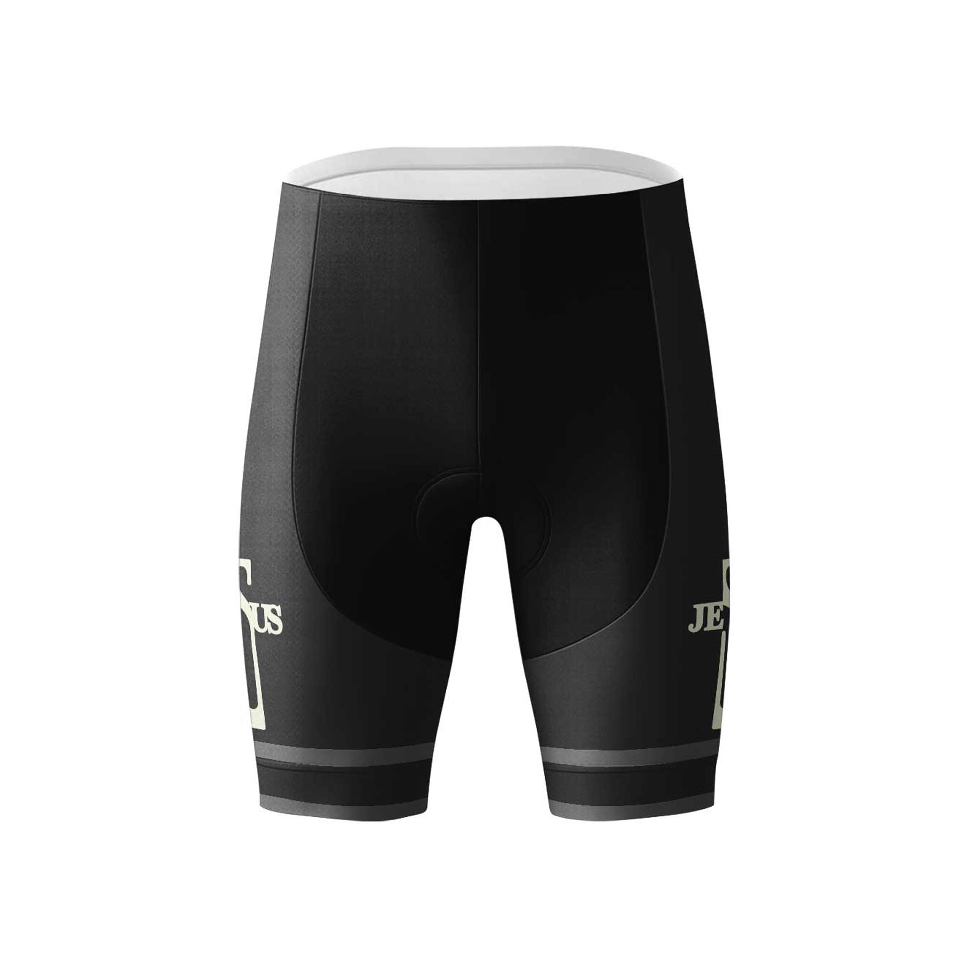 Powered By Jesus Men's Cycling Jersey Set, Road Bike Cycling Kit for Men, Biking Outfit, Bicycle Suit, Team Racing Uniform