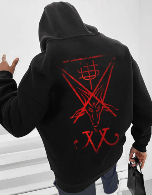 Satan Graphic Hoodie