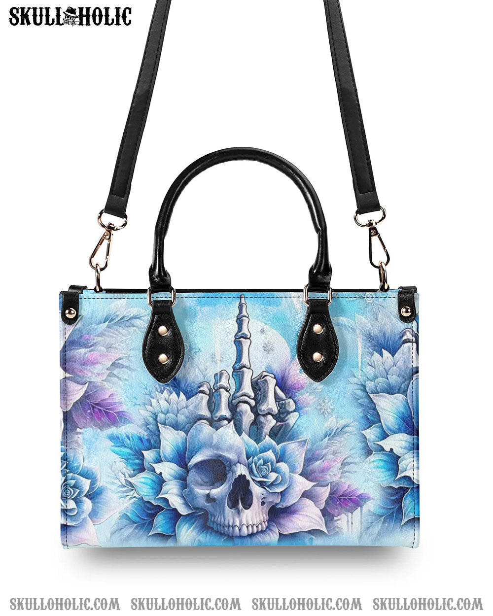 I DON'T GIVE A F LEATHER HANDBAG - YHLN1006243