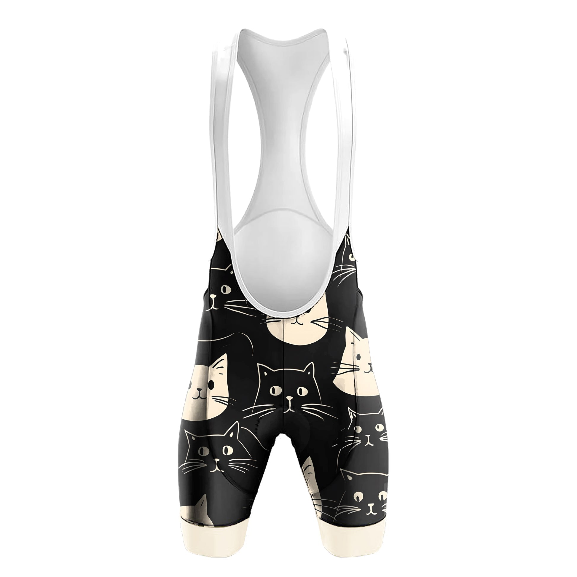 Happy Emoticon Cat Men's Cycling Jersey Set, Road Bike Cycling Kit for Men, Biking Outfit, Bicycle Suit, Team Racing Uniform