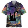 Bigfoot Nessie Night Hawaiian Shirt