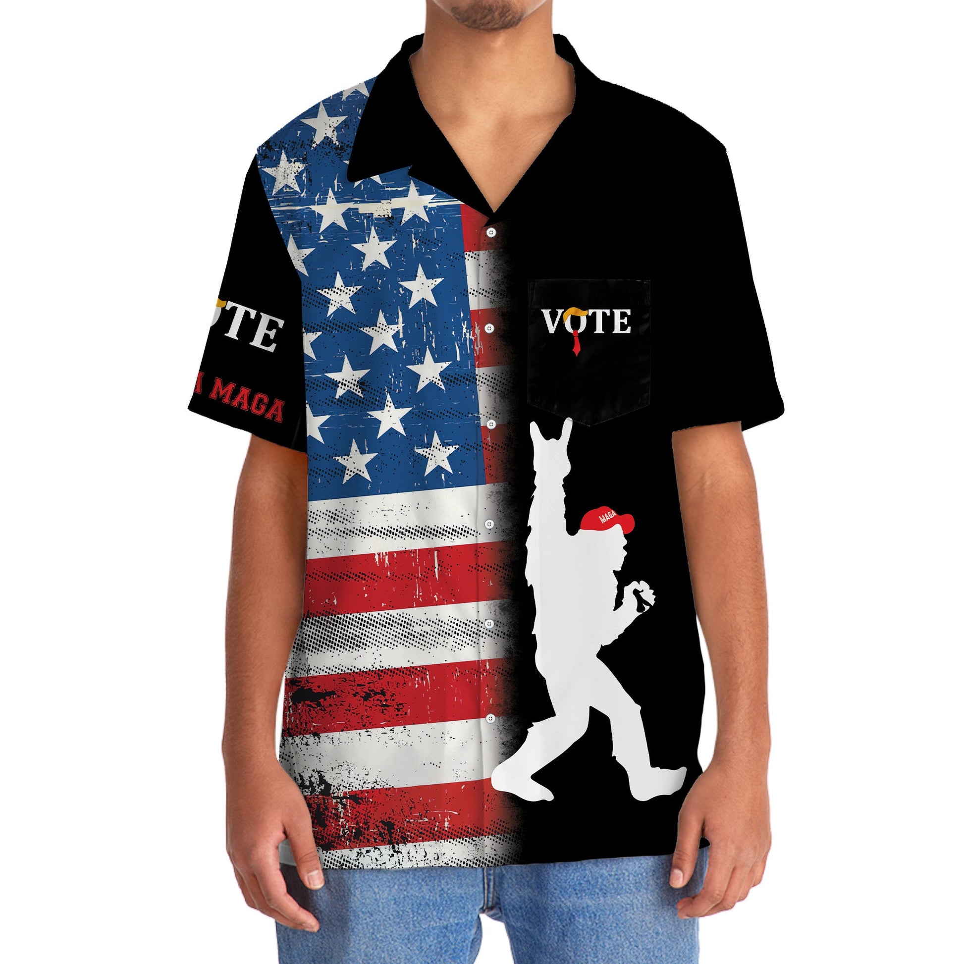 Bigfoot Take It Back Hawaiian Shirt