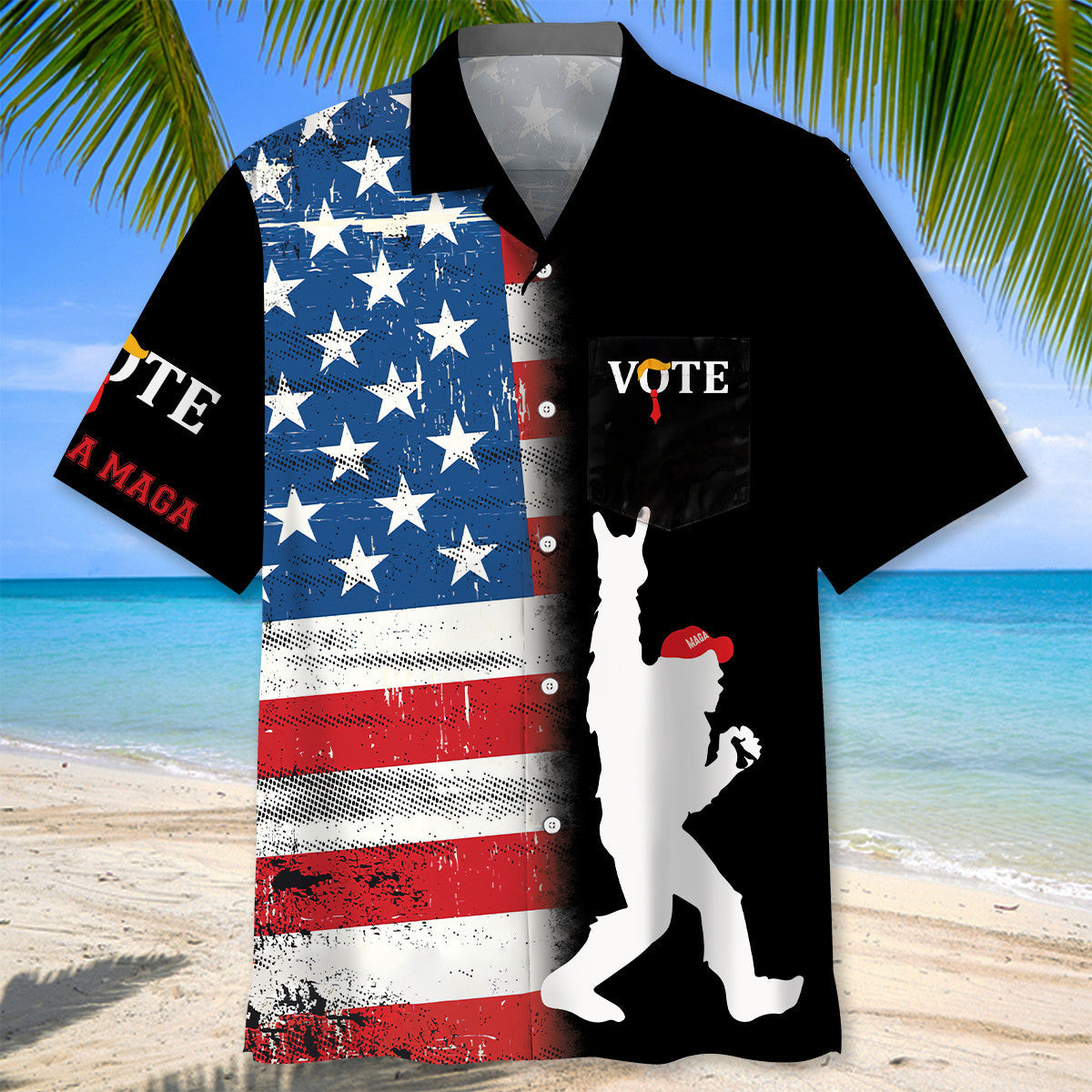 Bigfoot Take It Back Hawaiian Shirt