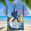 Bigfoot Mountain Hiking Hawaiian Shirt