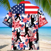 Bigfoot Take America Back Hawaiian Shirt