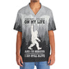 Sometimes I look Back On My Life Funny Bigfoot Hawaiian Shirt