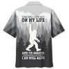 Sometimes I look Back On My Life Funny Bigfoot Hawaiian Shirt