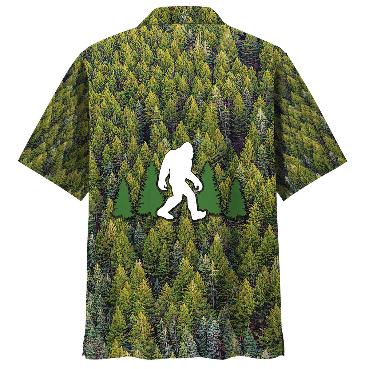 Bigfoot Dad Is Like Regular Dad But Way More Squatchy Hawaiian Shirt