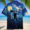 Bigfoot Guitar Starry Night Hawaiian Shirt