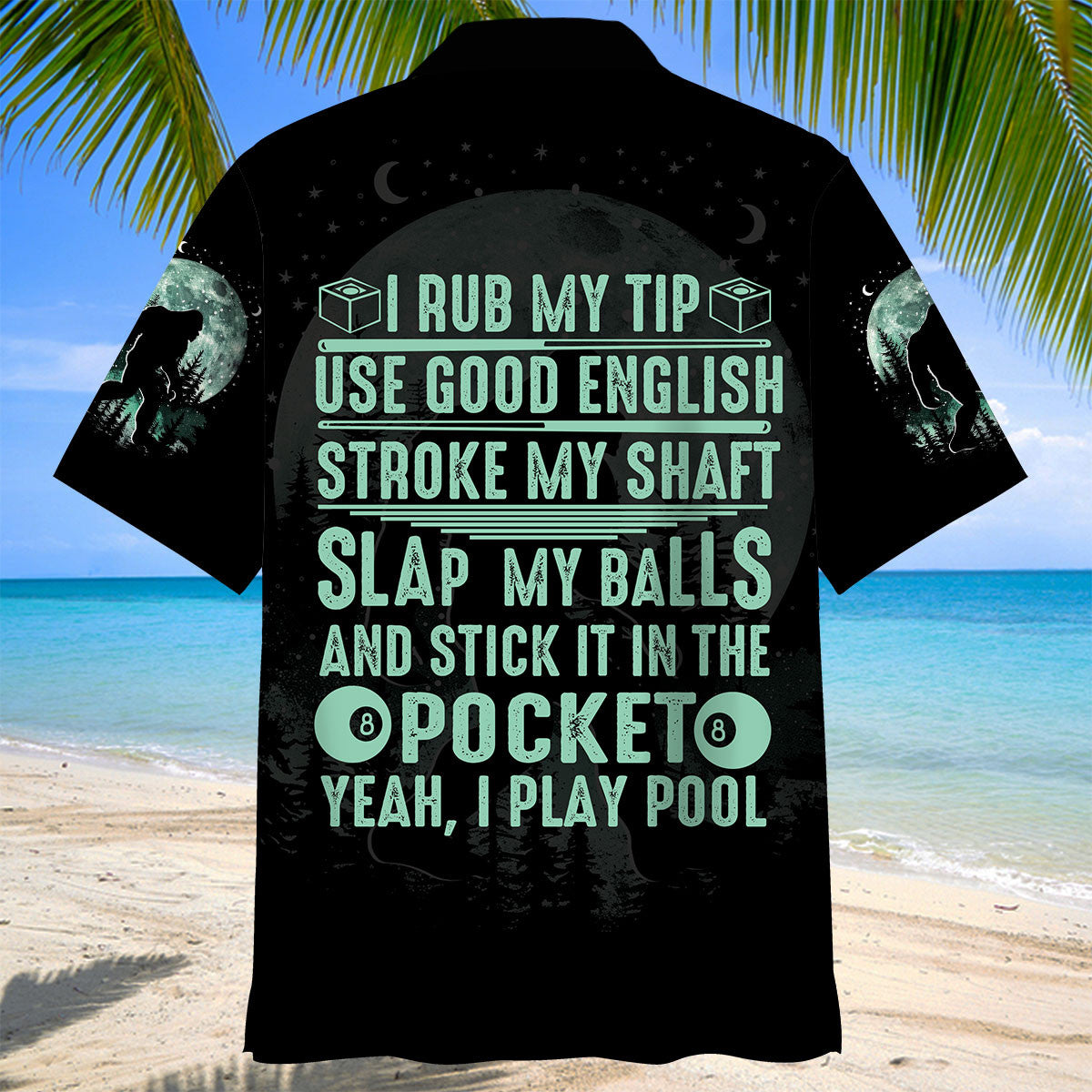 Bigfoot Billiard Hawaiian Shirt