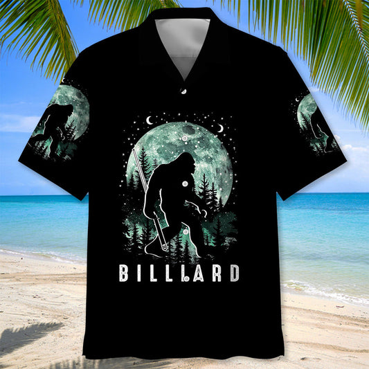 Bigfoot Billiard Hawaiian Shirt