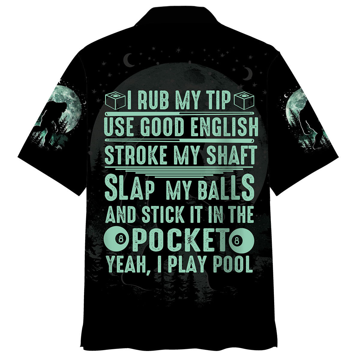 Bigfoot Billiard Hawaiian Shirt