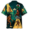 Bigfoot and Alien Alliance Hawaiian Shirt