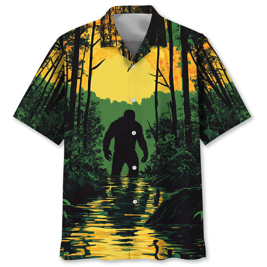Respect The Local Bigfoot Hawaiian Shirt