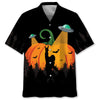 Funny Bigfoot Pumpkin Hawaiian Shirt