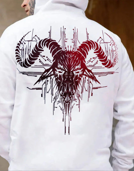 Darkness Print Hoodie