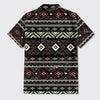 Aztec Tribal Art Colorful Button Up Shirts_2