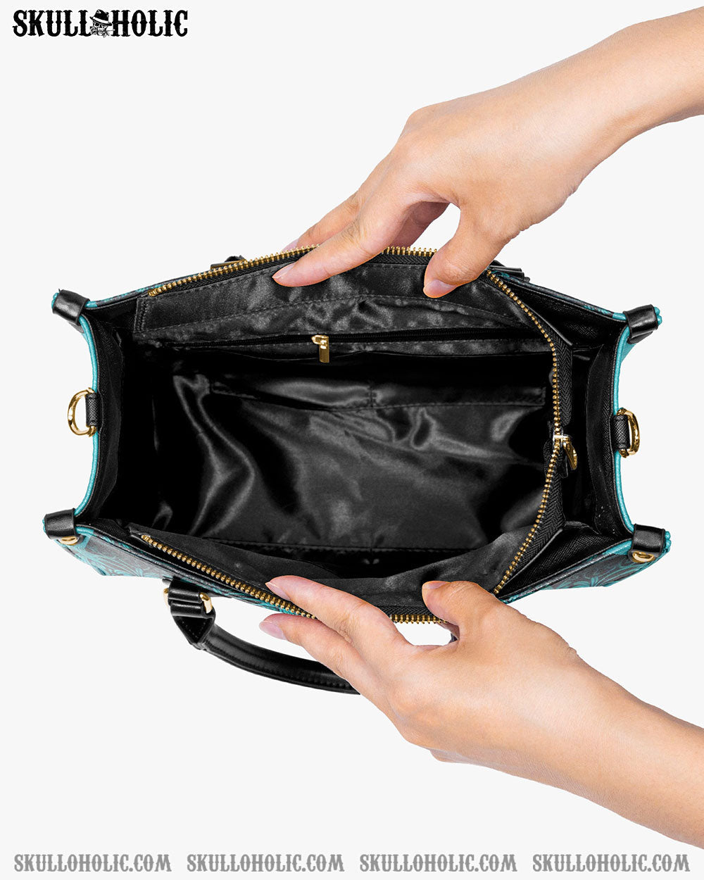 HELLO DARKNESS MY OLD FRIEND LEATHER HANDBAG - YHLN2603242