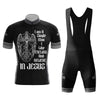 A Man Believe In Jesus Men's Cycling Jersey Set, Road Bike Cycling Kit for Men, Biking Outfit, Bicycle Suit, Team Racing Uniform